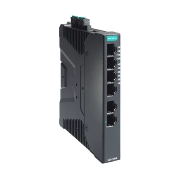 Moxa SDS-3006-T kompakt, intelligens ipari Ethernet switch.