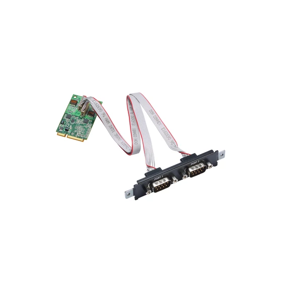 Moxa CP-112N-T 2 portos Mini PCI Express soros kártya