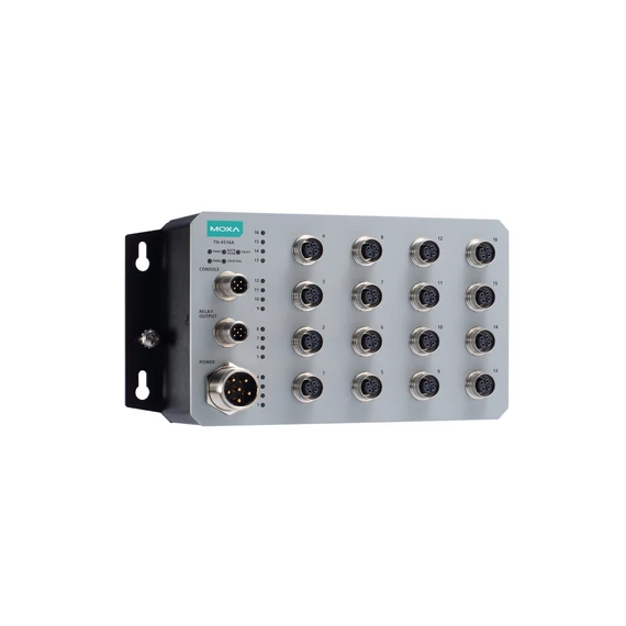 Moxa TN-4516A-WV-T Layer 2 vasúti menedzselt Ethernet switch